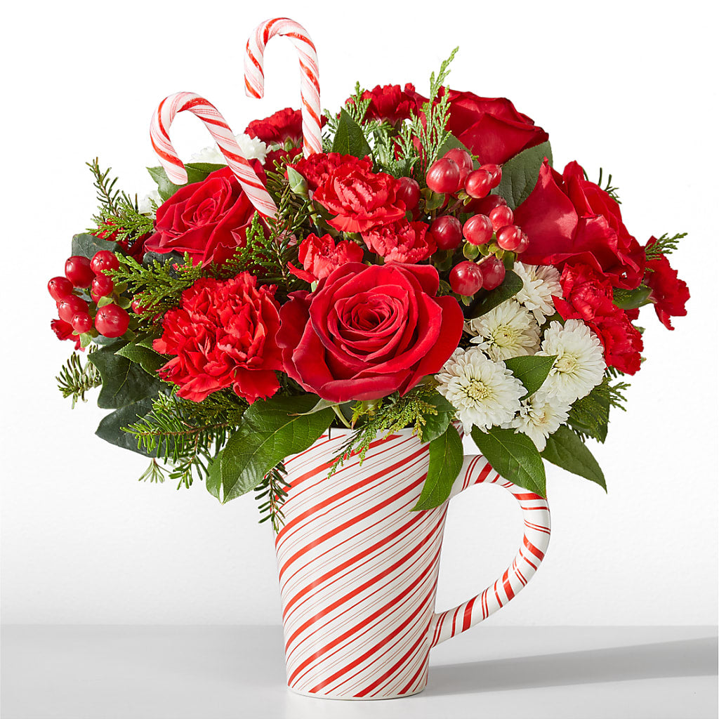 Peppermint Swirl Mug – Floral Boutique, Lynnfield MA