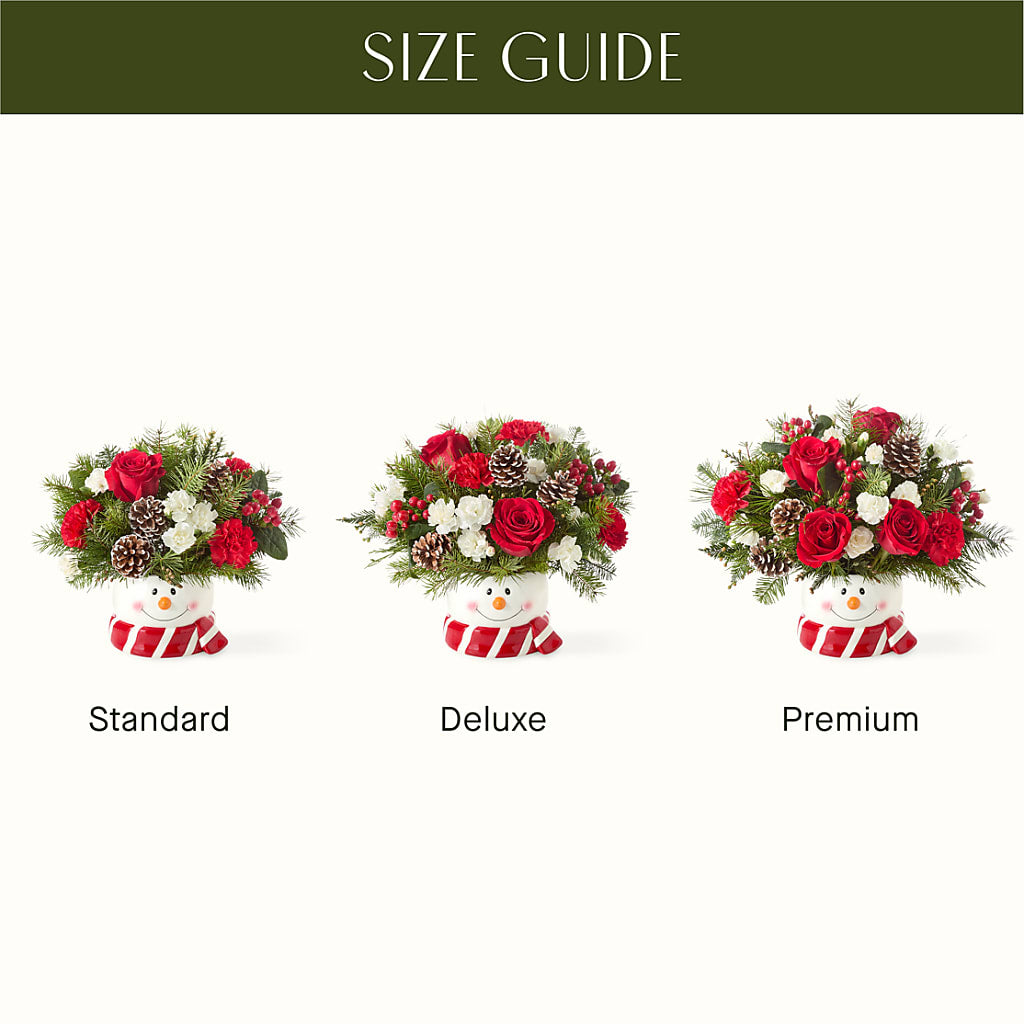 Jolly Snowman Bouquet – Floral Boutique, Lynnfield MA