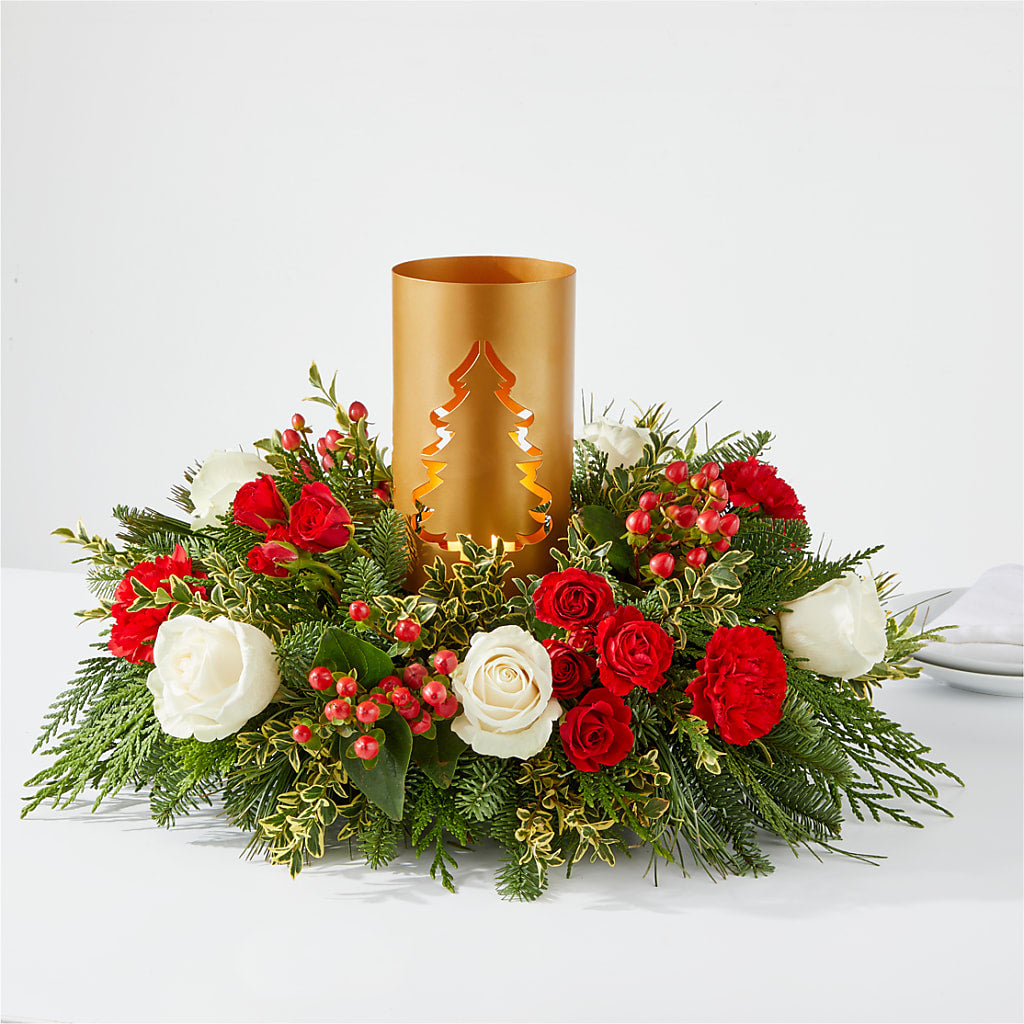 December Dreams Centerpiece – Floral Boutique, Lynnfield MA