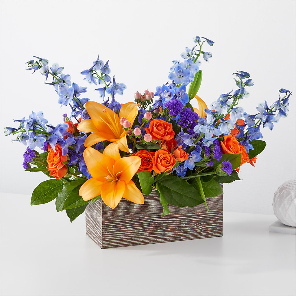 Radiant Citrus Box Bouquet – Floral Boutique, Lynnfield MA