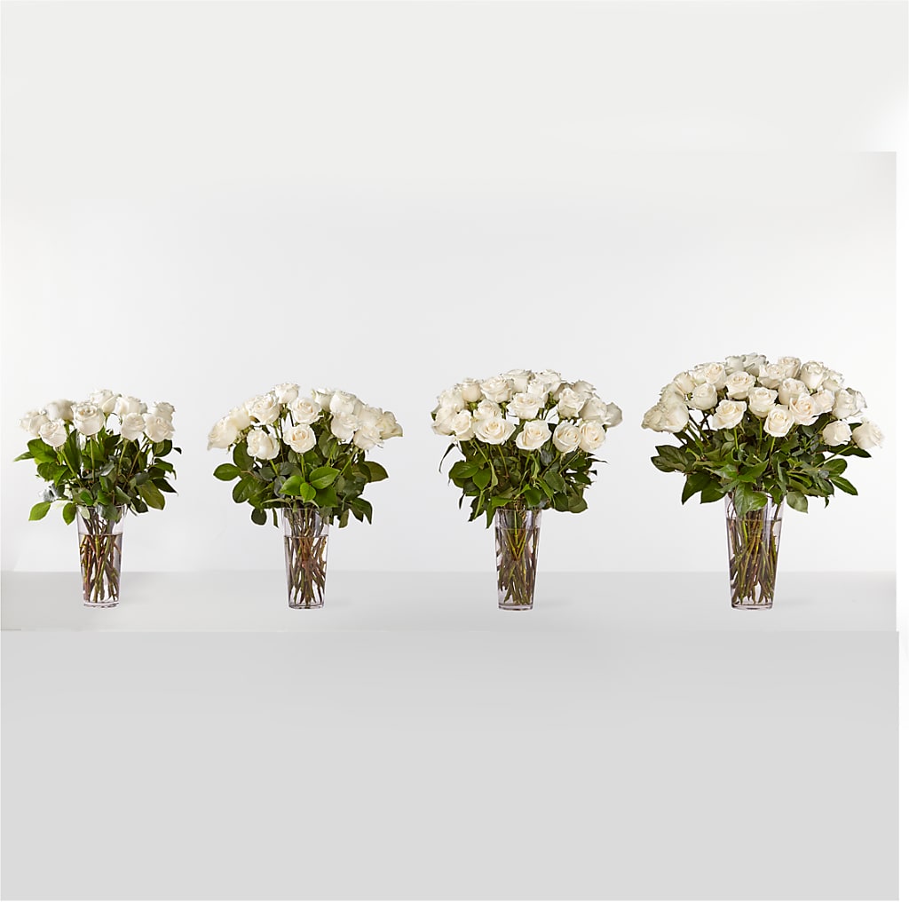Long Stem White Rose Bouquet – Floral Boutique, Lynnfield MA