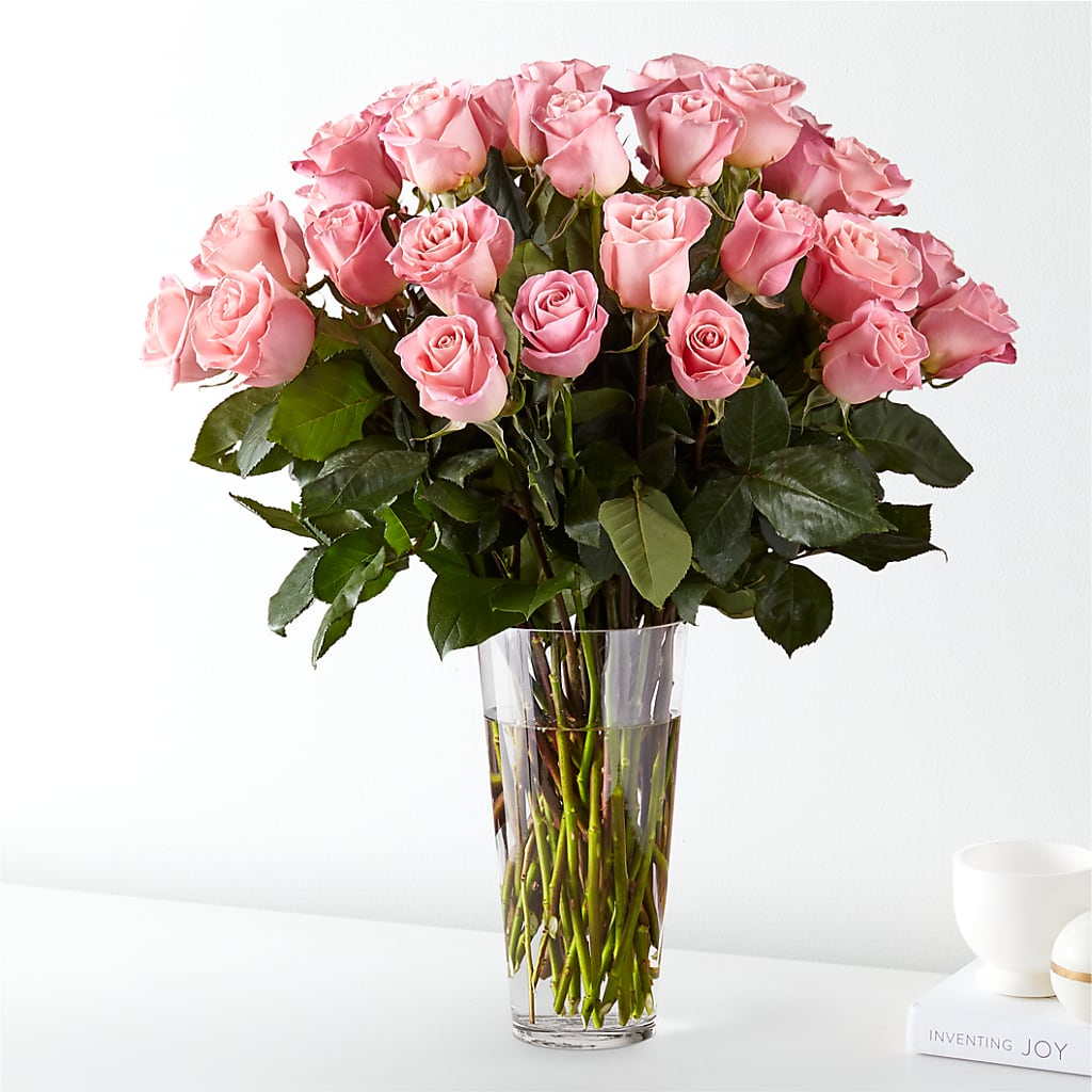 Long Stem Pink Rose Bouquet – Floral Boutique, Lynnfield MA
