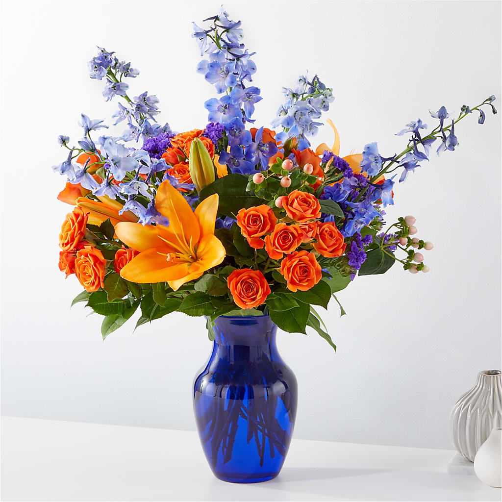 Radiant Citrus Bouquet – Floral Boutique, Lynnfield MA