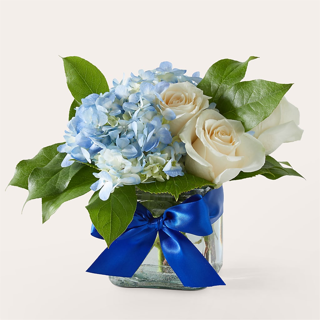 Sky Blue Delight Bouquet – Floral Boutique, Lynnfield MA