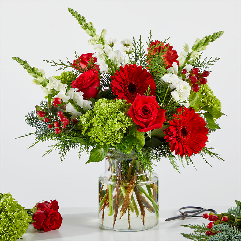 Merry Moment Bouquet – A Florist Original – Floral Boutique, Lynnfield MA