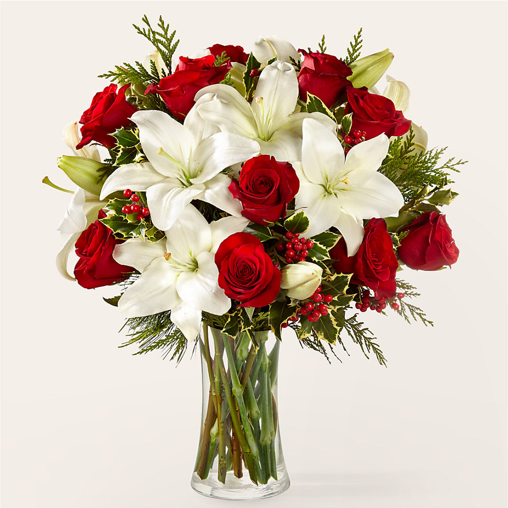 Sparkling Snowflakes Bouquet – Floral Boutique, Lynnfield MA