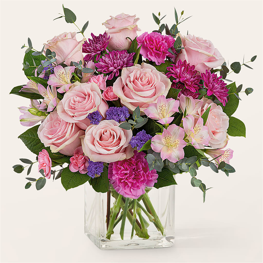 Rosy Radiance Bouquet – Floral Boutique, Lynnfield MA