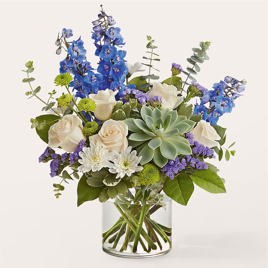 Cerulean Waves Bouquet – Floral Boutique, Lynnfield MA