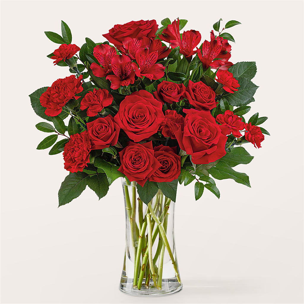 Brilliant Ruby Bouquet – Floral Boutique, Lynnfield MA