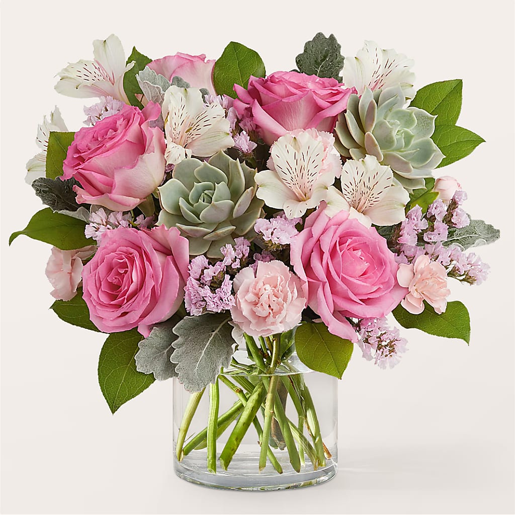 Dusty Rose Bouquet – Floral Boutique, Lynnfield MA
