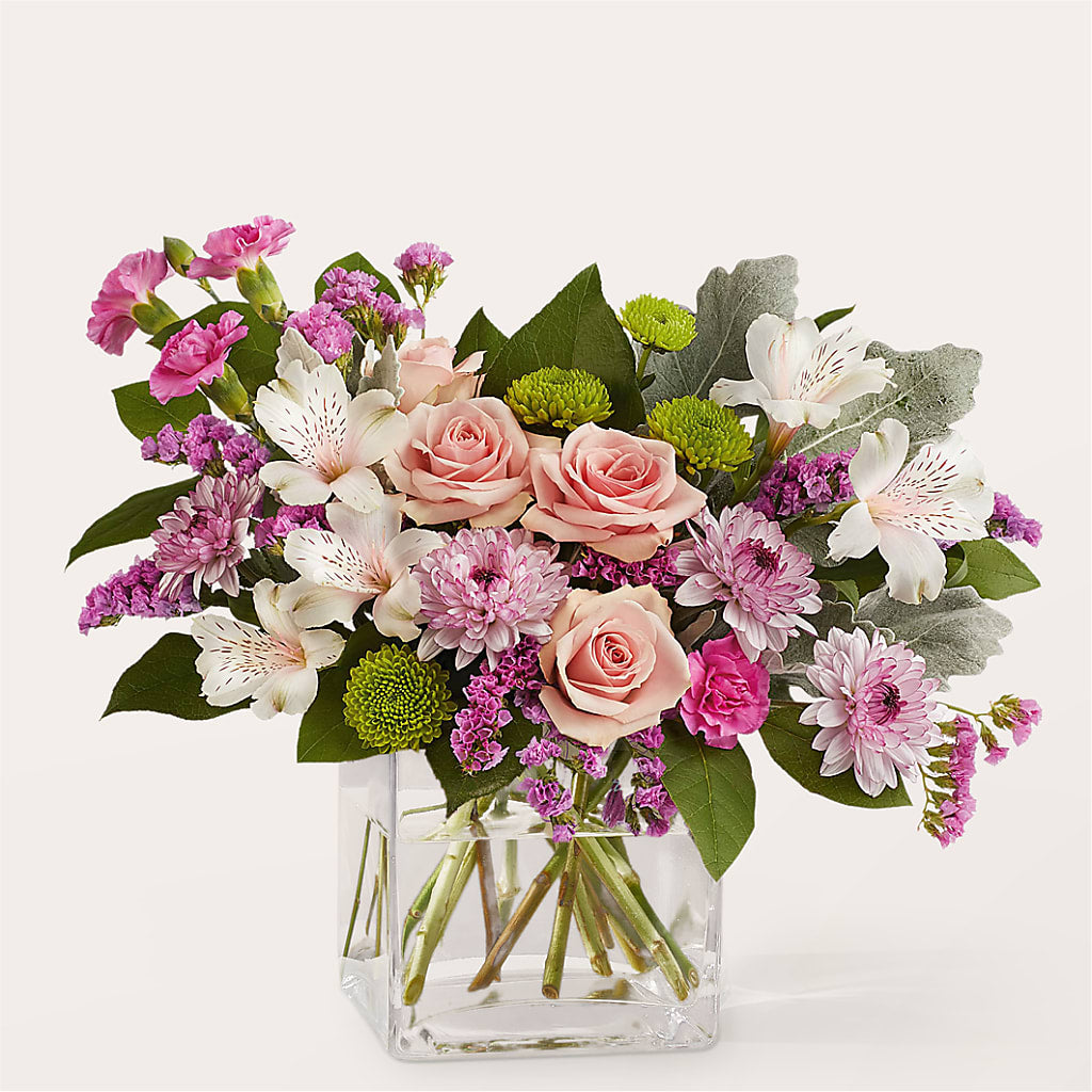Pink Suede Bouquet – Floral Boutique, Lynnfield MA