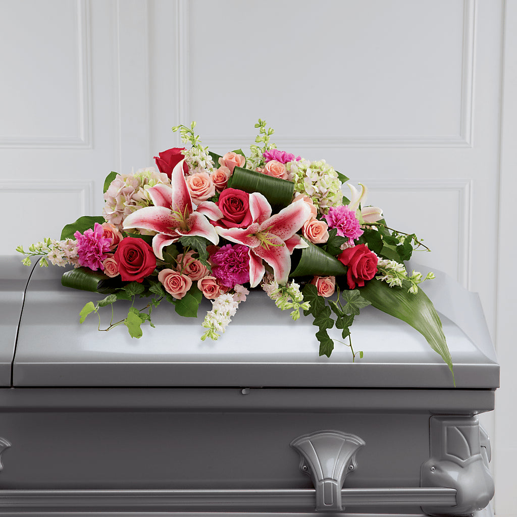 Splendid Grace Casket Spray – Floral Boutique, Lynnfield MA