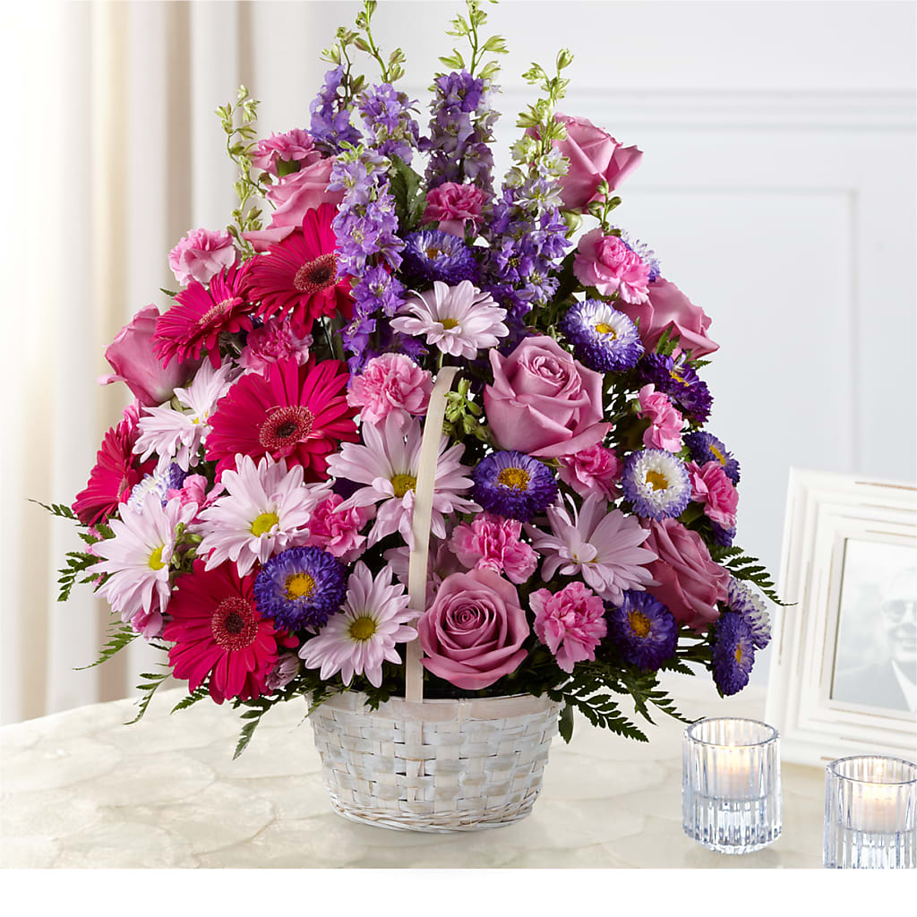 Pastel Peace Basket – Floral Boutique, Lynnfield MA