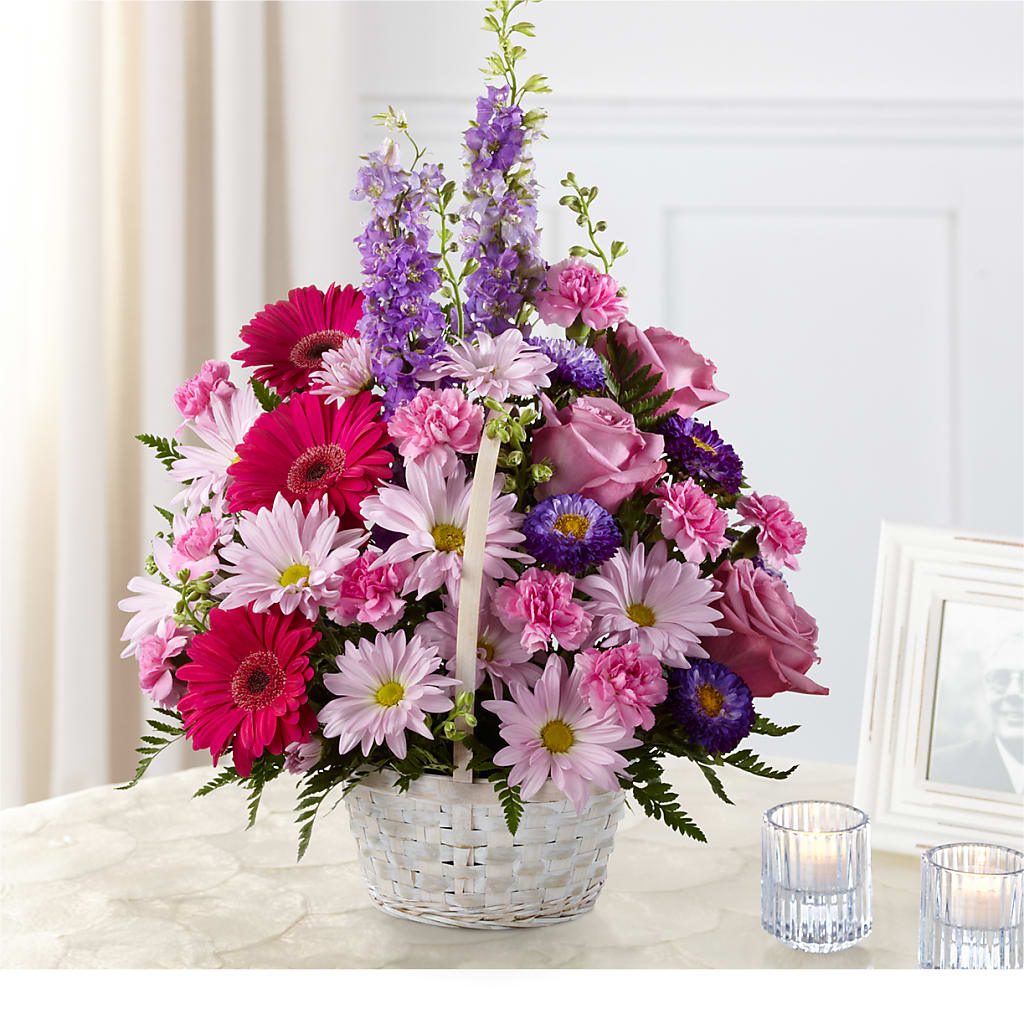Pastel Peace Basket – Floral Boutique, Lynnfield MA