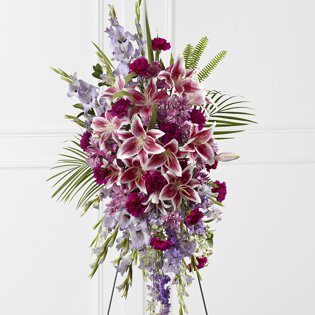 Tender Touch Standing Spray – Floral Boutique, Lynnfield MA