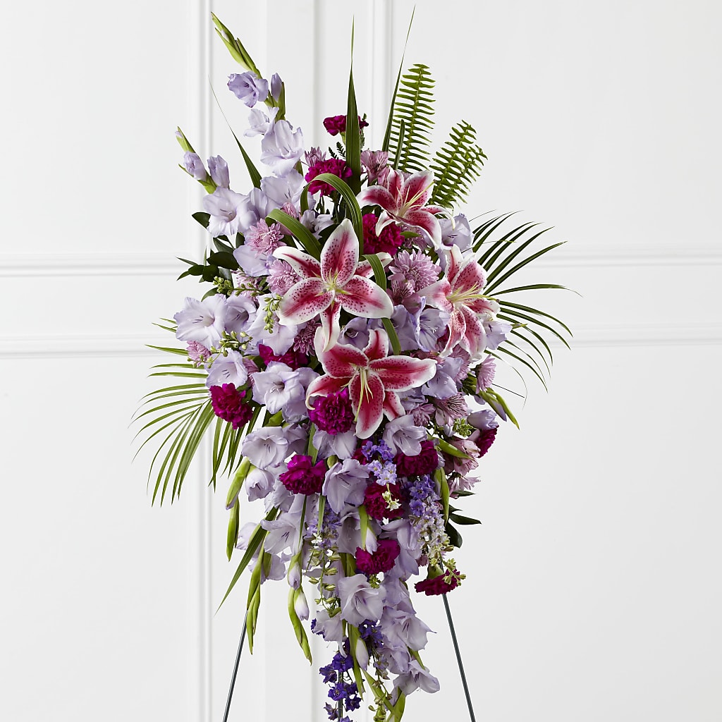 Tender Touch Standing Spray – Floral Boutique, Lynnfield MA