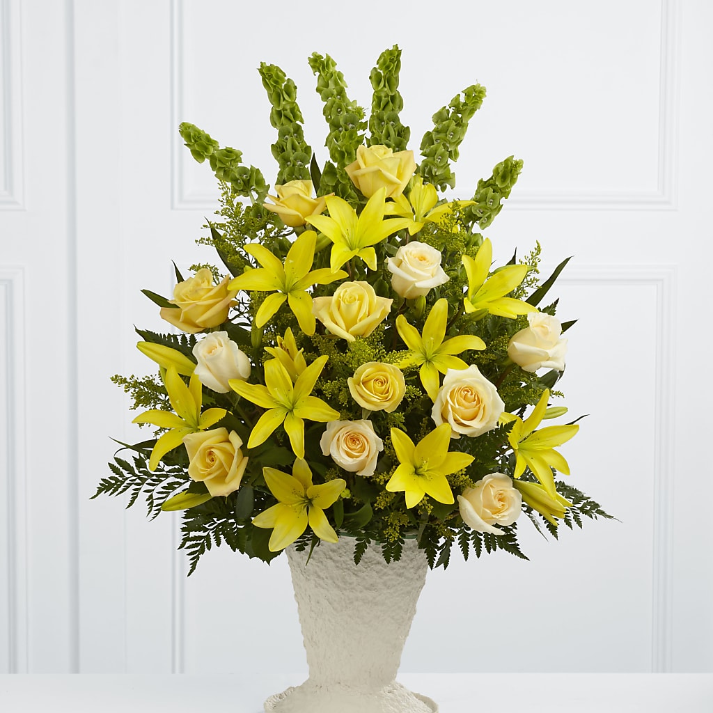 Golden Memories Arrangement – Floral Boutique, Lynnfield MA