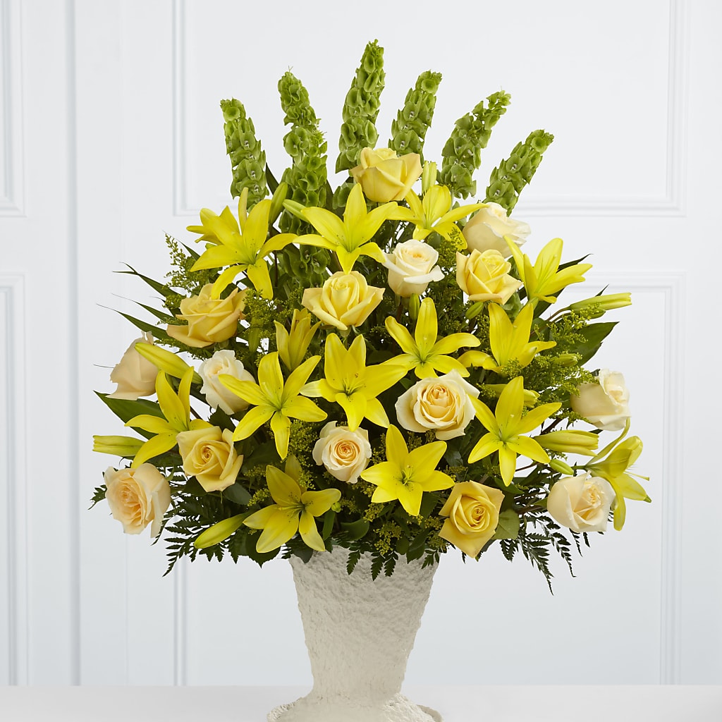 Golden Memories Arrangement – Floral Boutique, Lynnfield MA