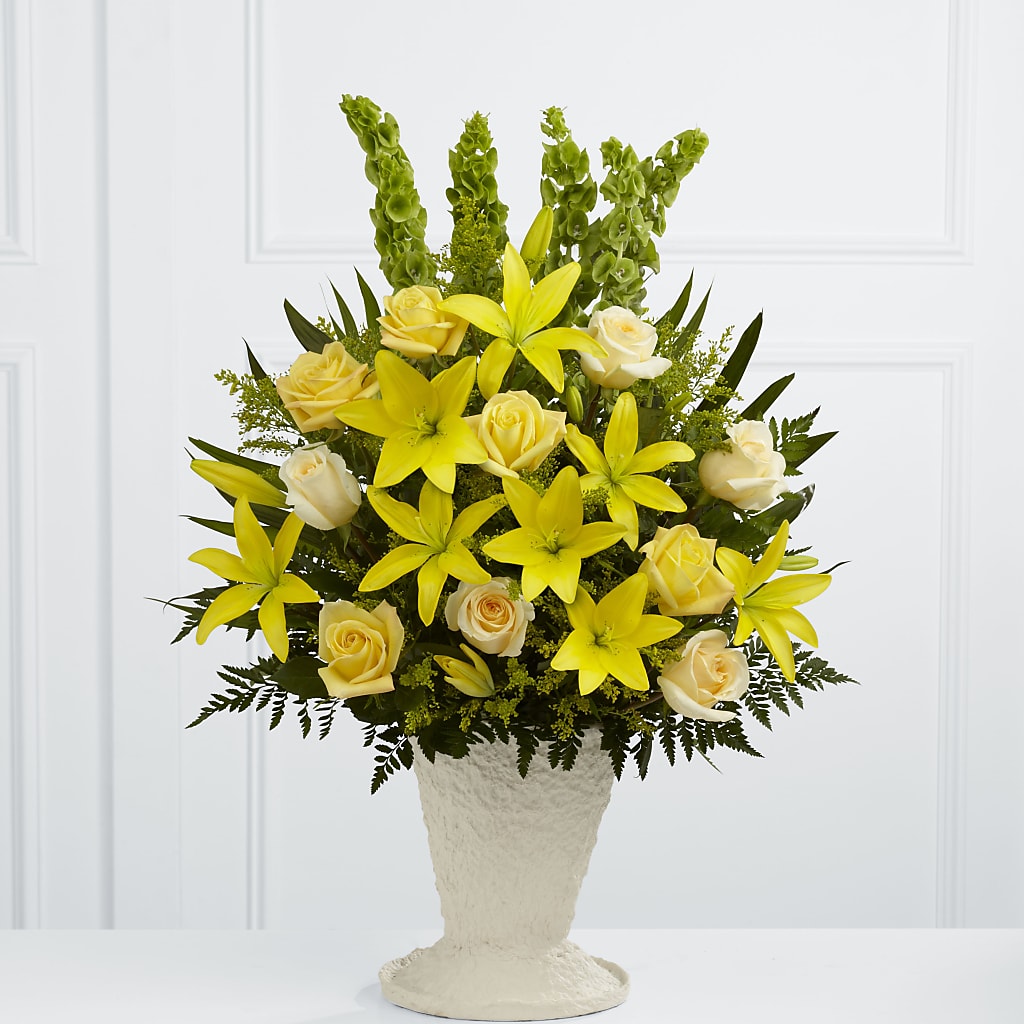 Golden Memories Arrangement – Floral Boutique, Lynnfield MA