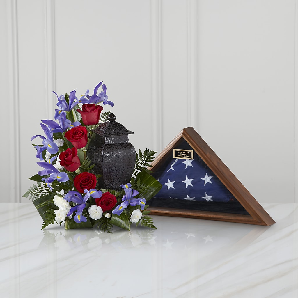Patriotic Tribute Arrangement – Floral Boutique, Lynnfield MA
