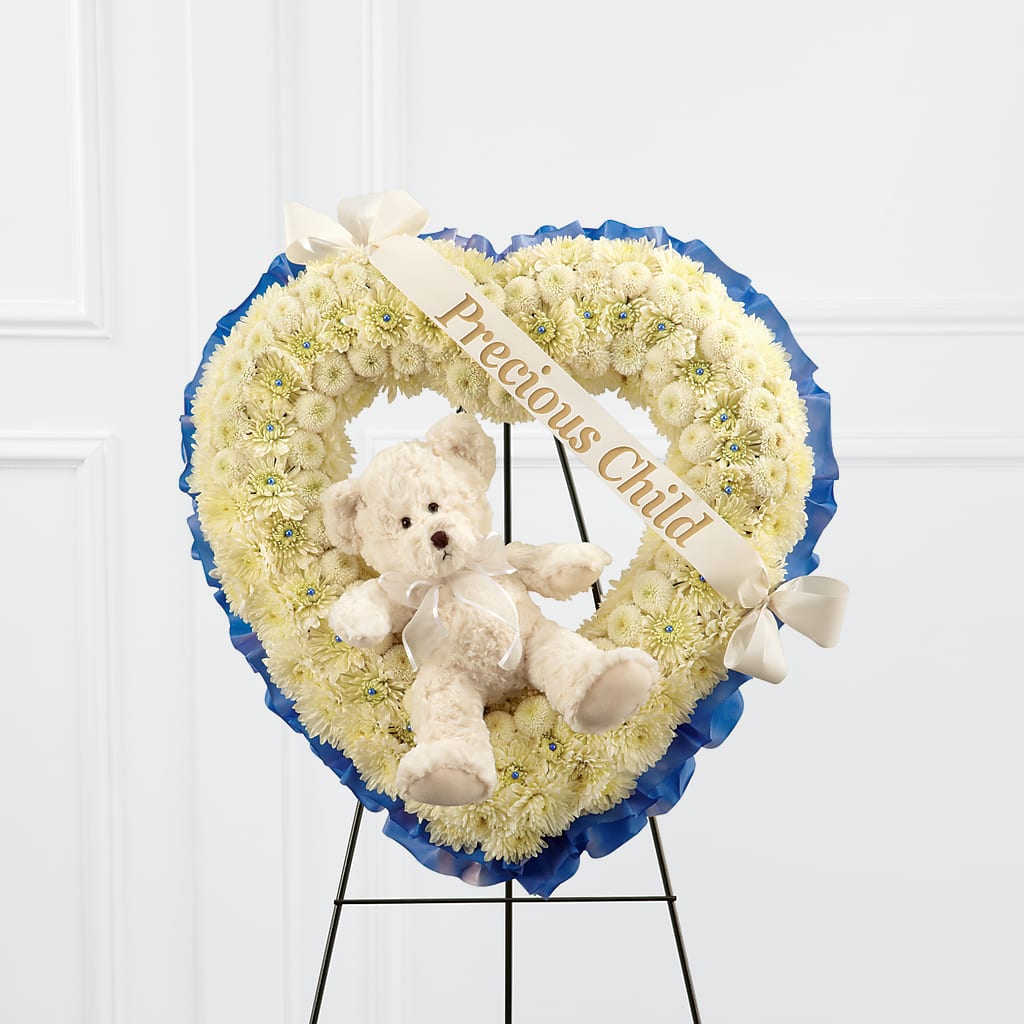 Precious Child Standing Heart – Floral Boutique, Lynnfield MA