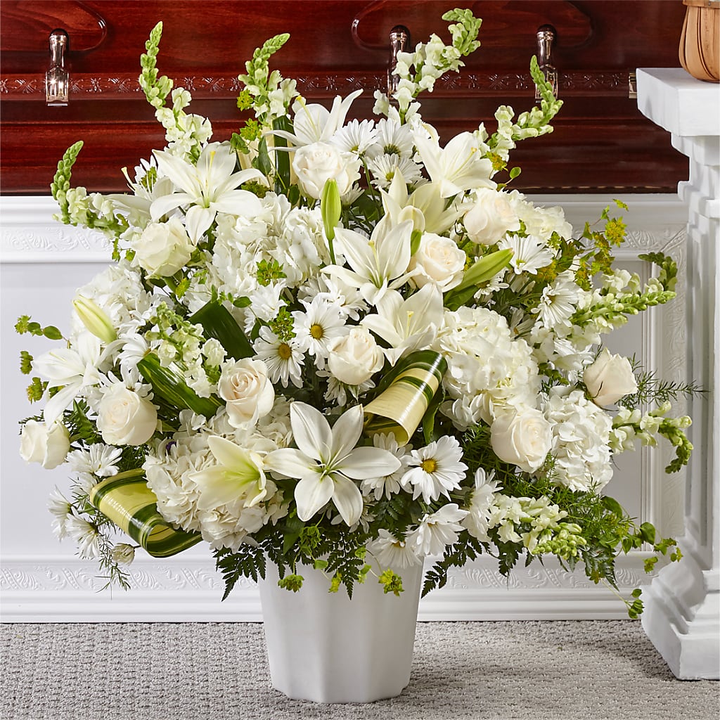 Thoughts of Tranquility Floor Basket – Floral Boutique, Lynnfield MA