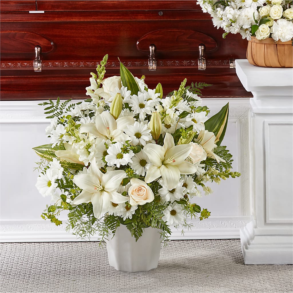 Thoughts of Tranquility Floor Basket – Floral Boutique, Lynnfield MA