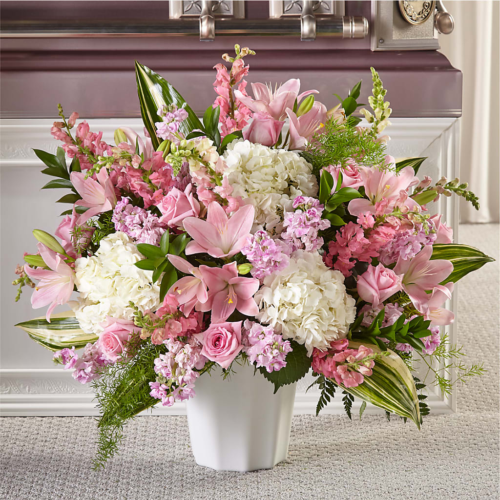 Simply Serene Floor Basket – Floral Boutique, Lynnfield MA