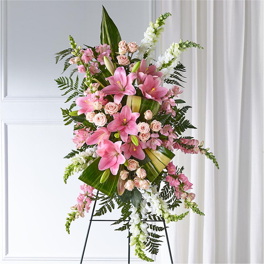 Elegant Embrace Standing Spray – Floral Boutique, Lynnfield MA