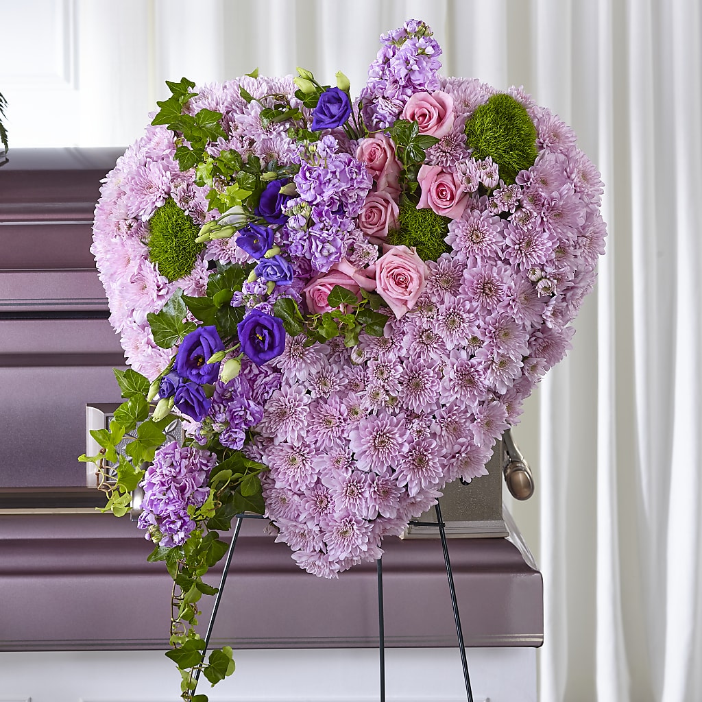 Treasured Love Standing Heart – Floral Boutique, Lynnfield MA