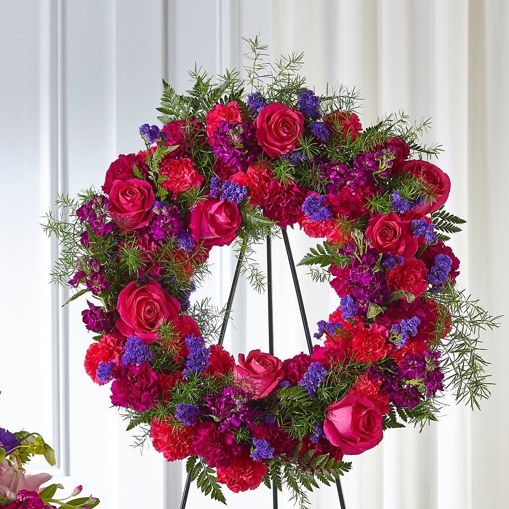 Calming Colors Wreath – Floral Boutique, Lynnfield MA
