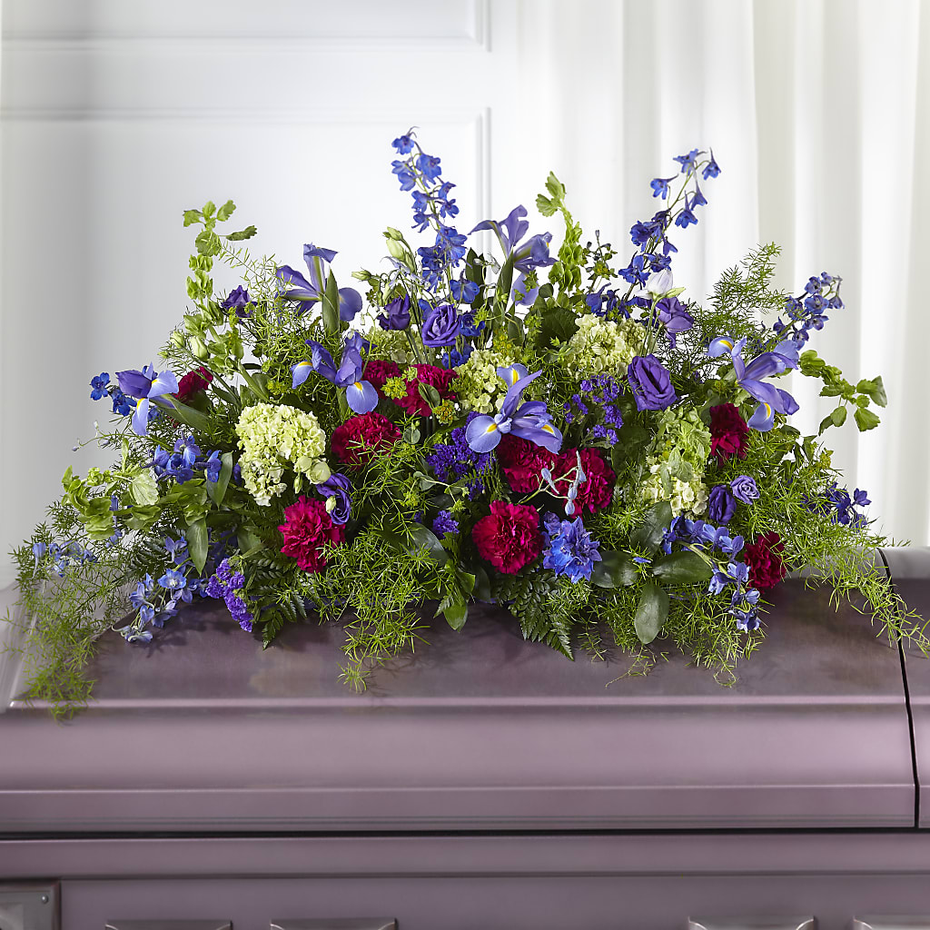 Always Treasured Casket Spray – Floral Boutique, Lynnfield MA