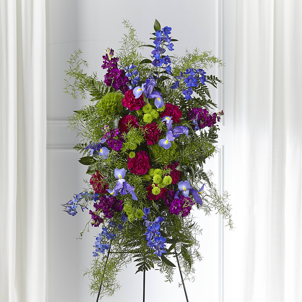 Heavenly Skies Standing Spray – Floral Boutique, Lynnfield MA
