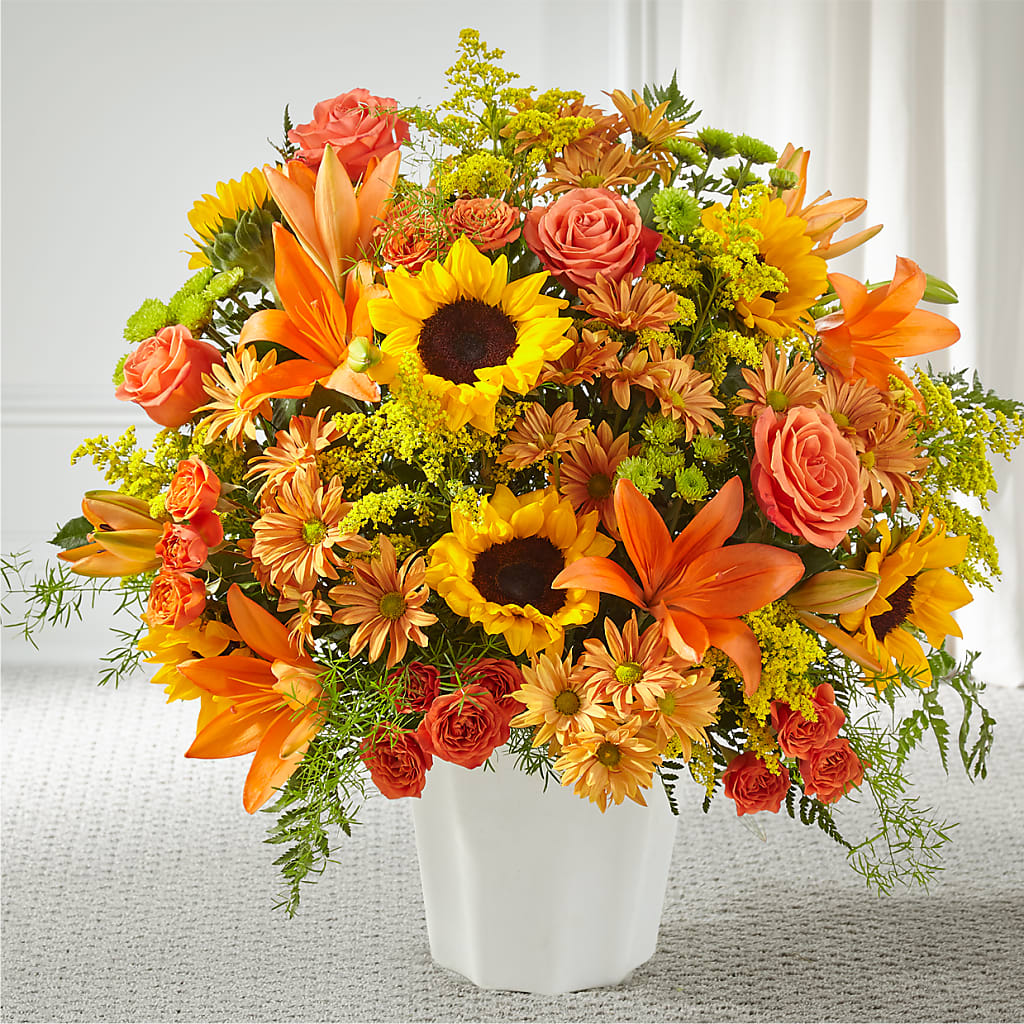 Harvest Thoughts Floor Basket – Floral Boutique, Lynnfield MA