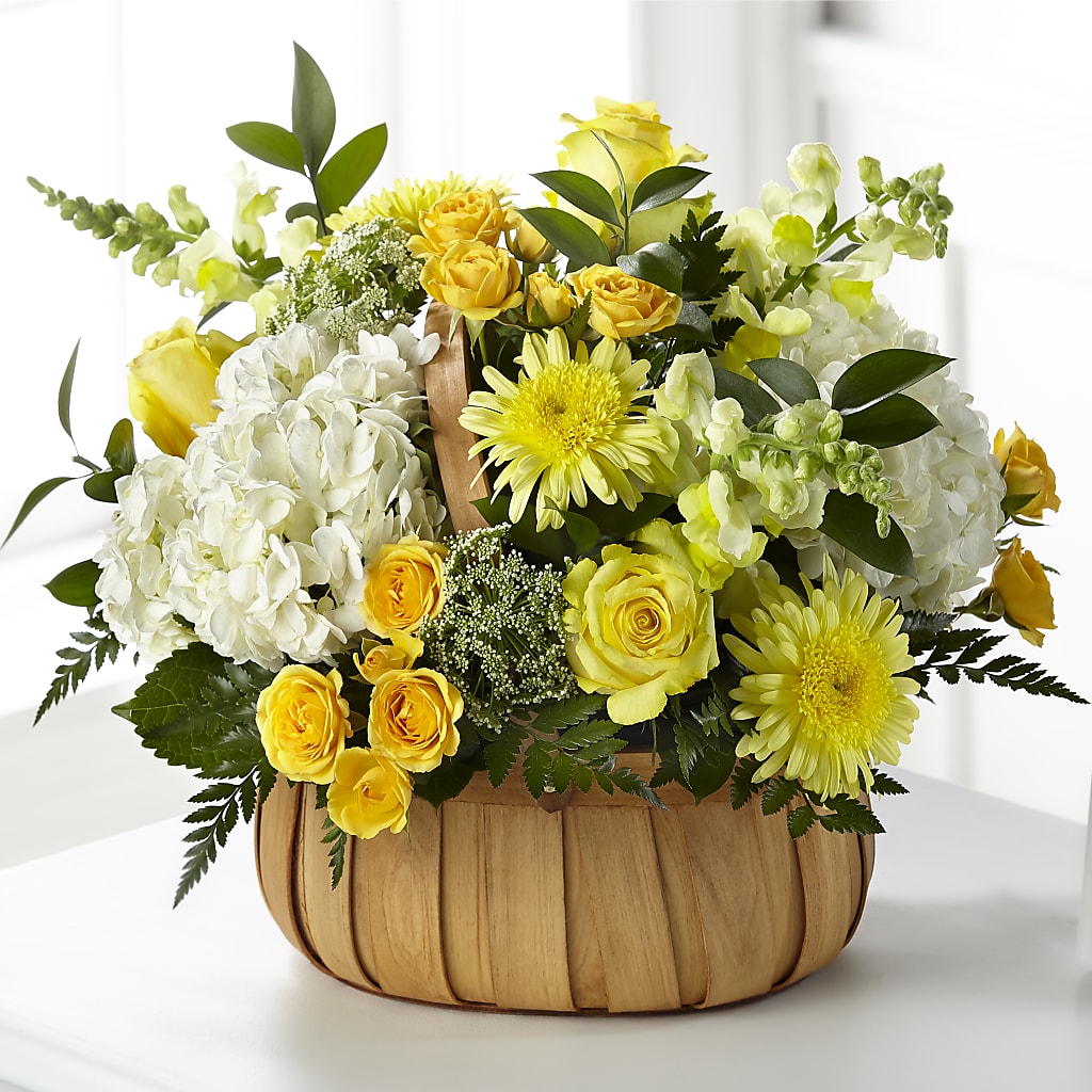Rustic Remembrance Basket – Floral Boutique, Lynnfield MA