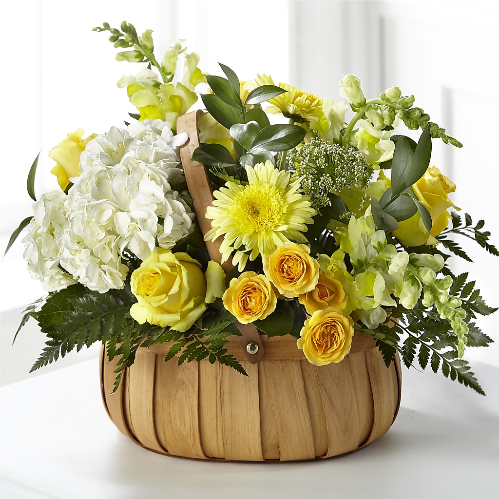 Rustic Remembrance Basket – Floral Boutique, Lynnfield MA