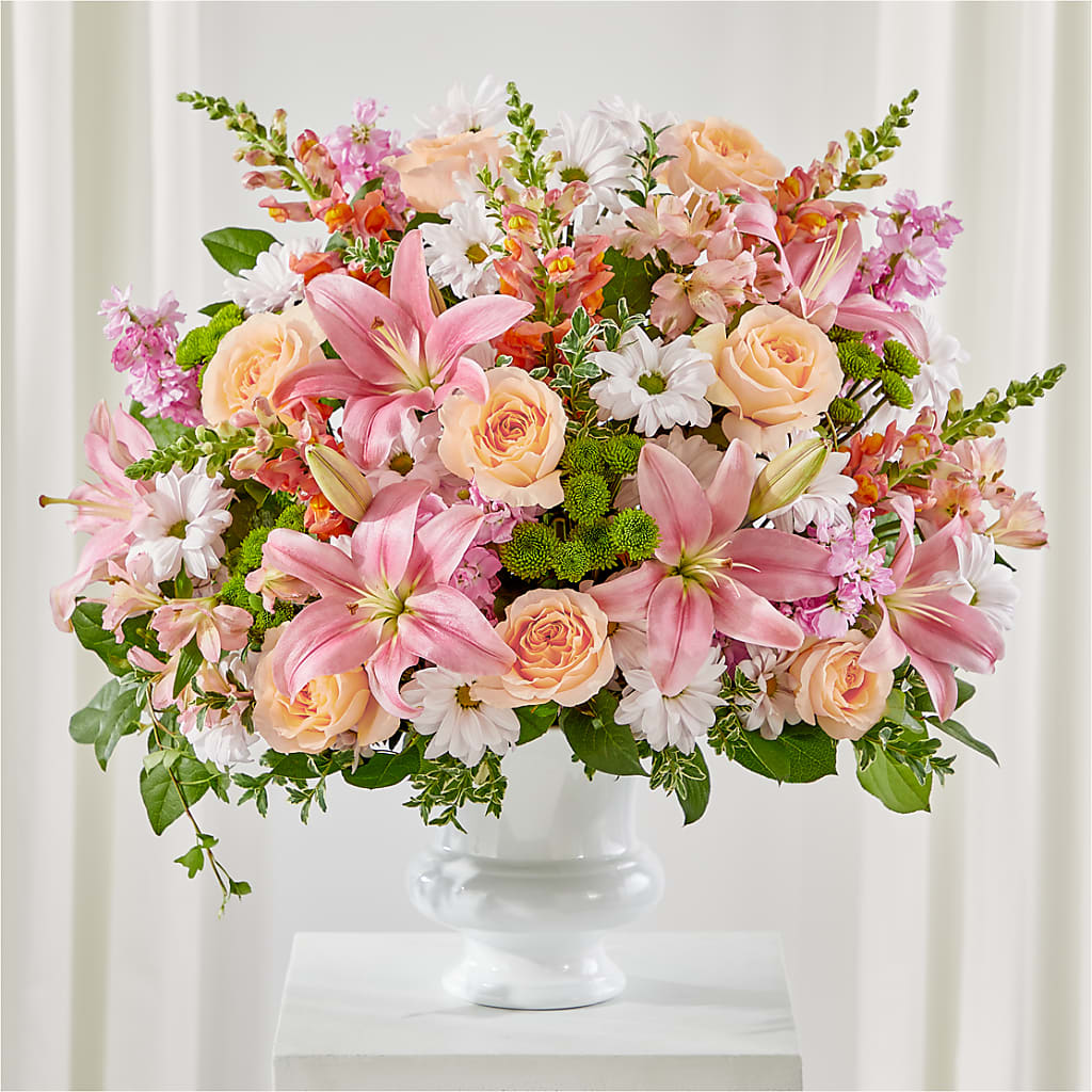 Heartfelt Gesture Urn Arrangement – Floral Boutique, Lynnfield MA