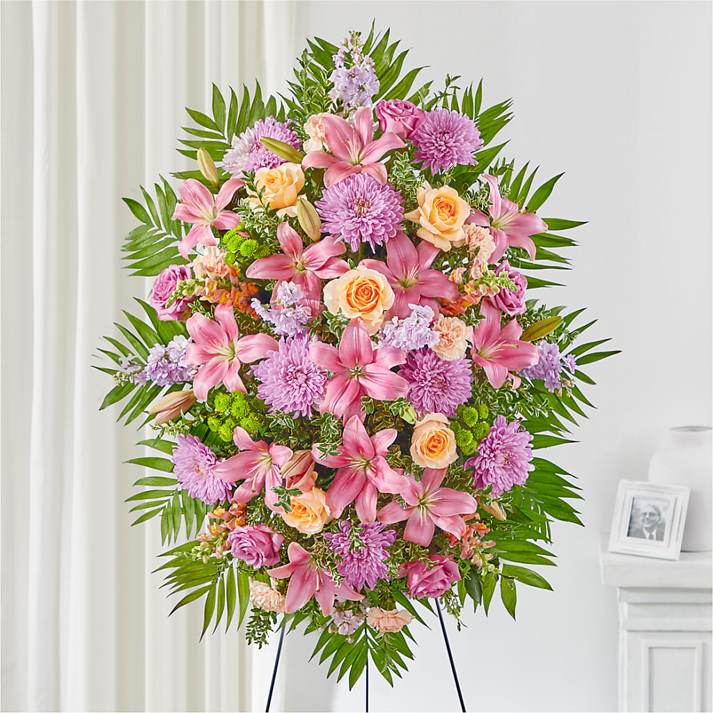 Love & Light Standing Spray – Floral Boutique, Lynnfield MA