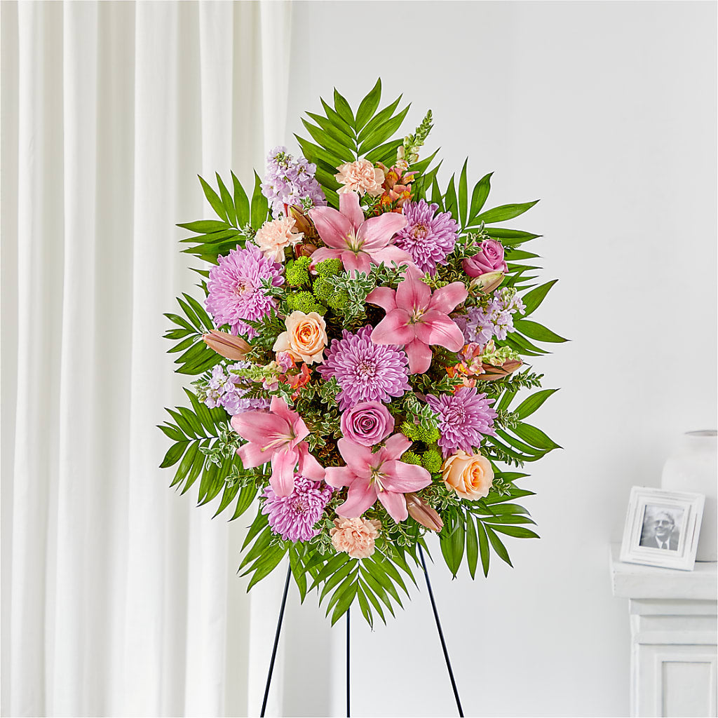 Love & Light Standing Spray – Floral Boutique, Lynnfield MA
