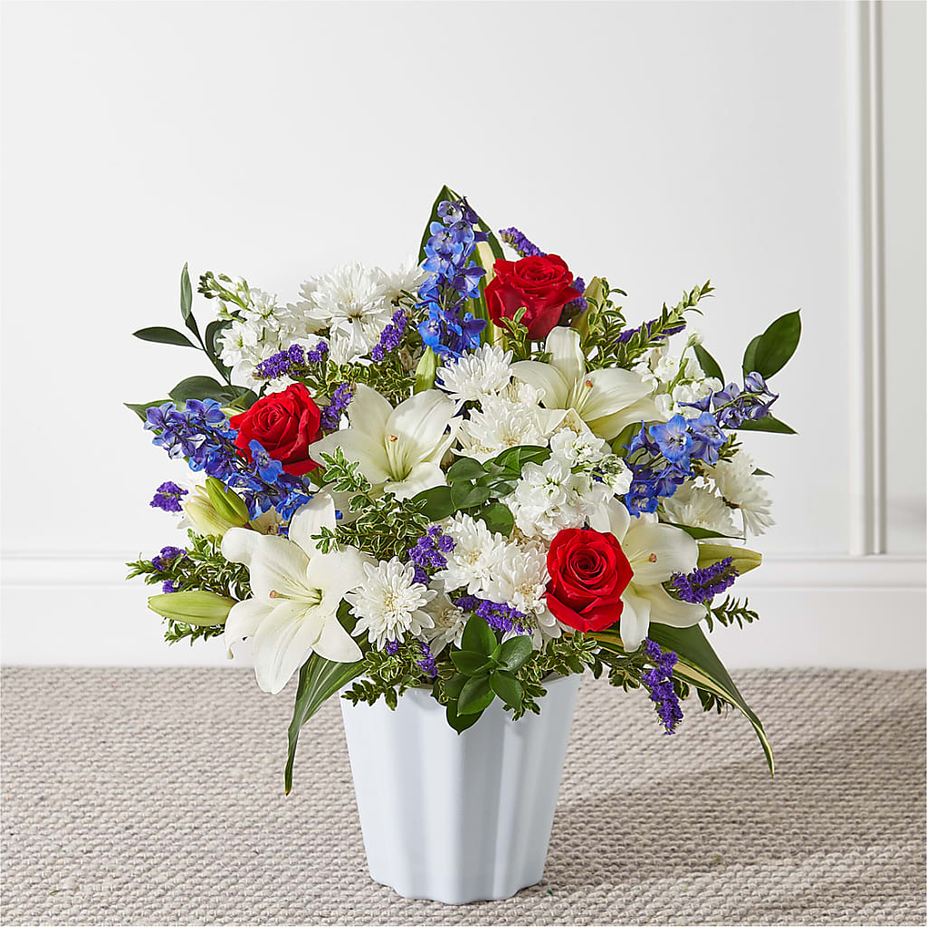 Consoled Floor Basket – Floral Boutique, Lynnfield MA