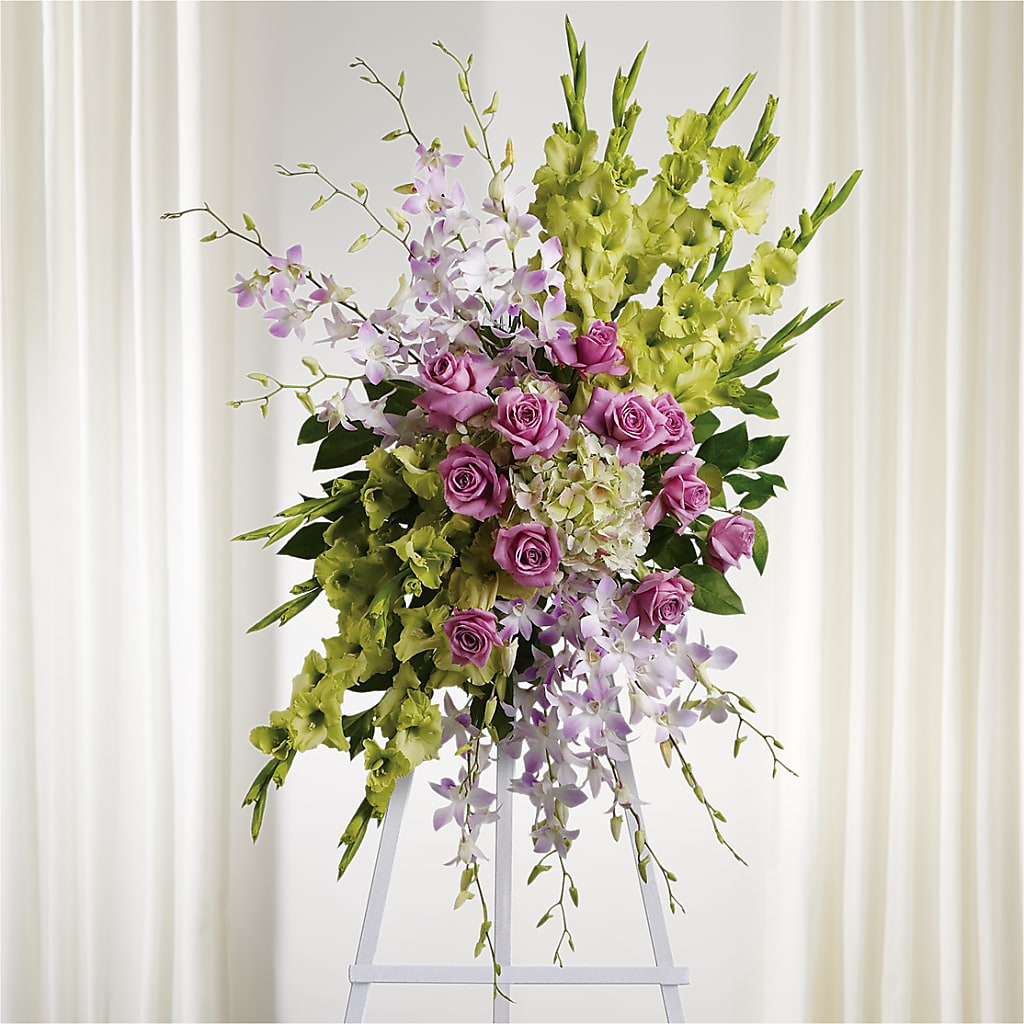 Lasting Legacy Standing Spray – Floral Boutique, Lynnfield MA