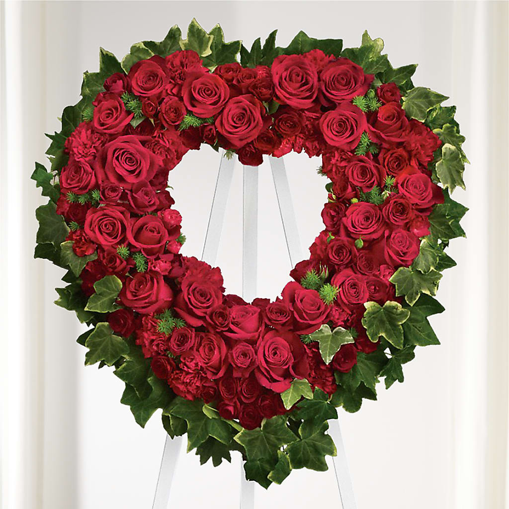 Wholehearted Standing Spray – Floral Boutique, Lynnfield MA
