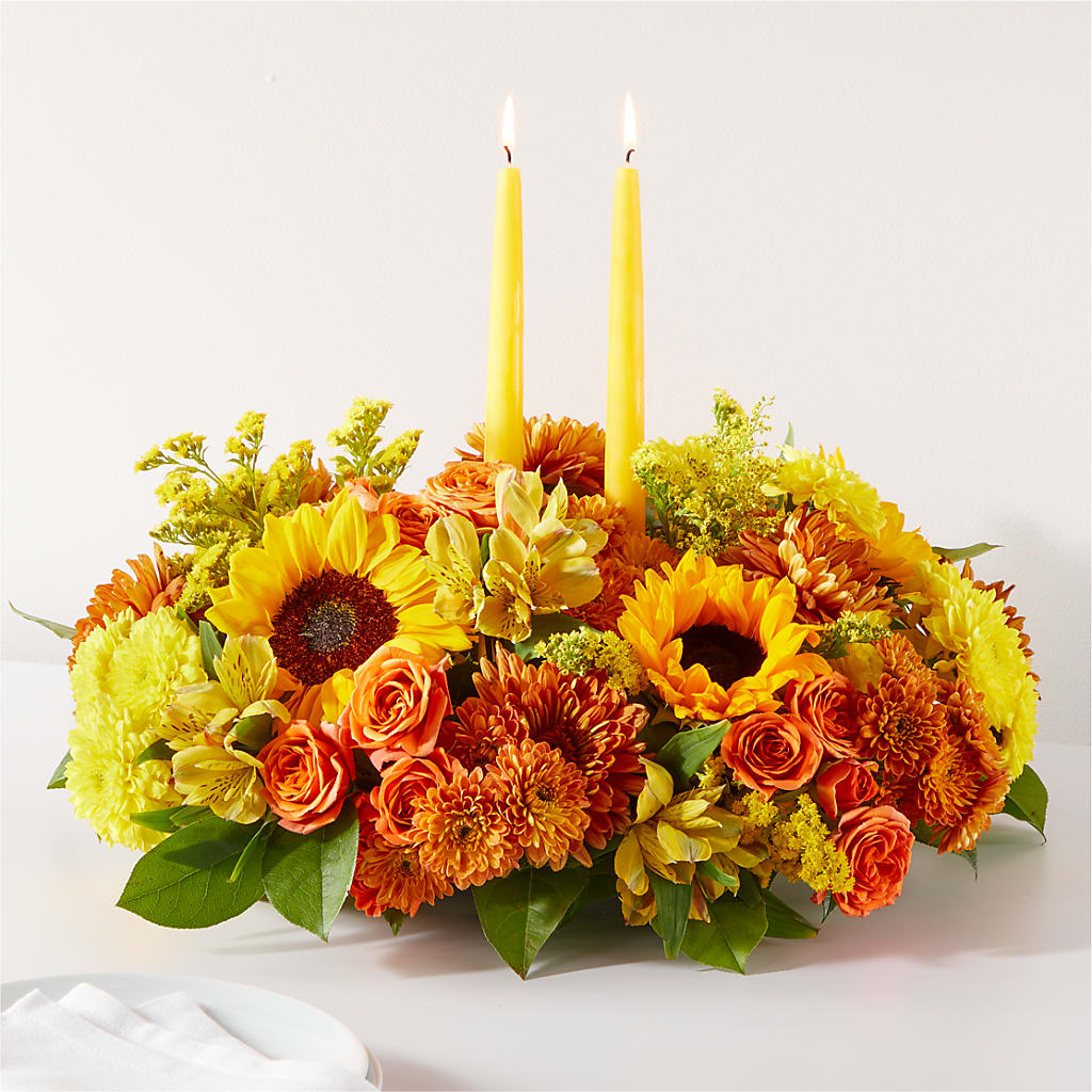 Autumn Harmony Centerpiece – Floral Boutique, Lynnfield MA