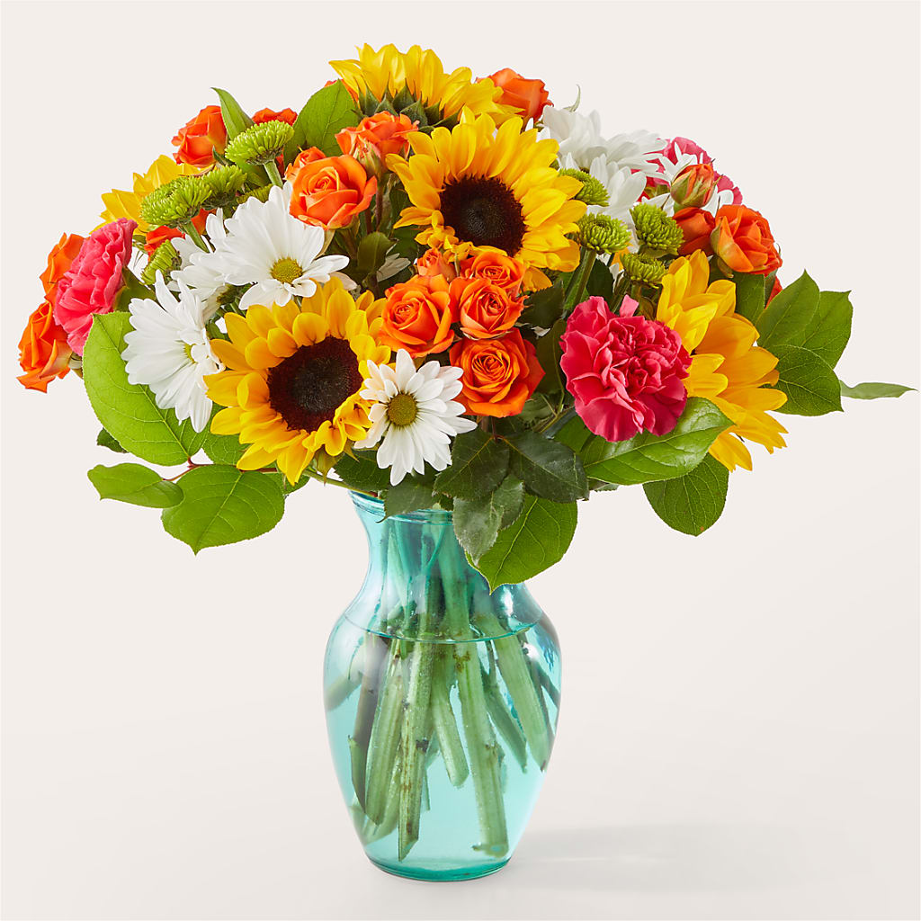 Sun-drenched Blooms Bouquet – Floral Boutique, Lynnfield MA