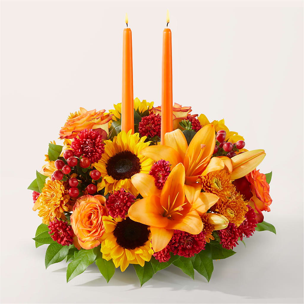 Grateful Centerpiece – Floral Boutique, Lynnfield MA