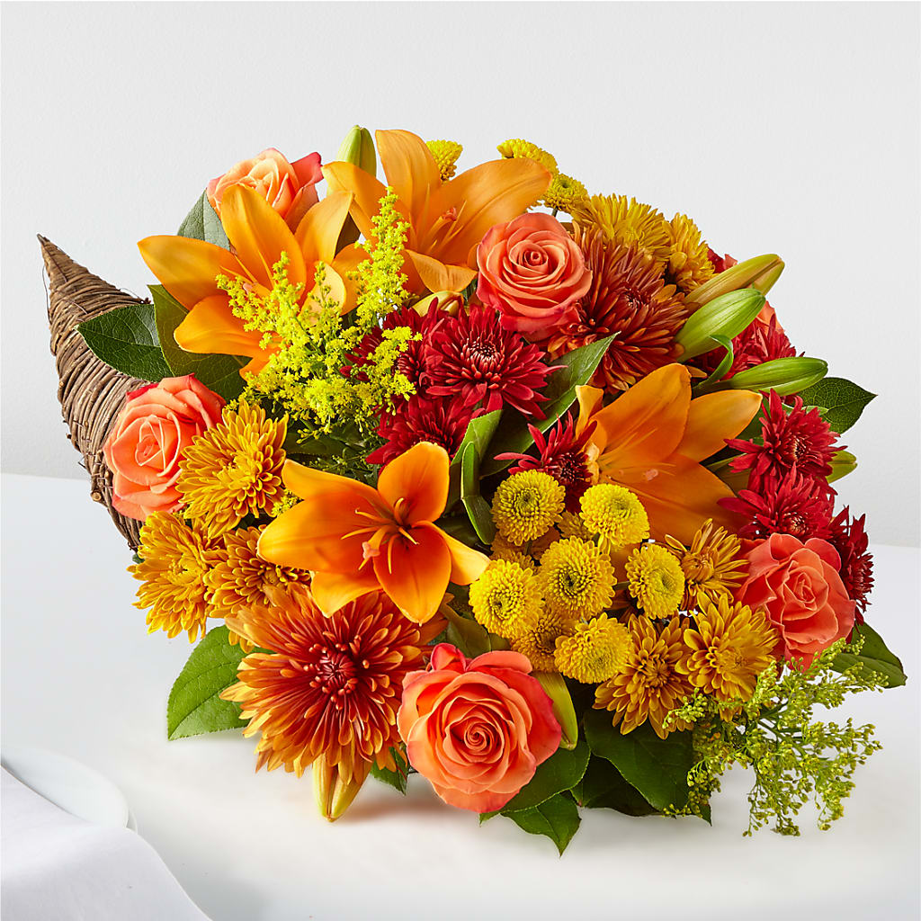 Feast of Color Cornucopia – Floral Boutique, Lynnfield MA