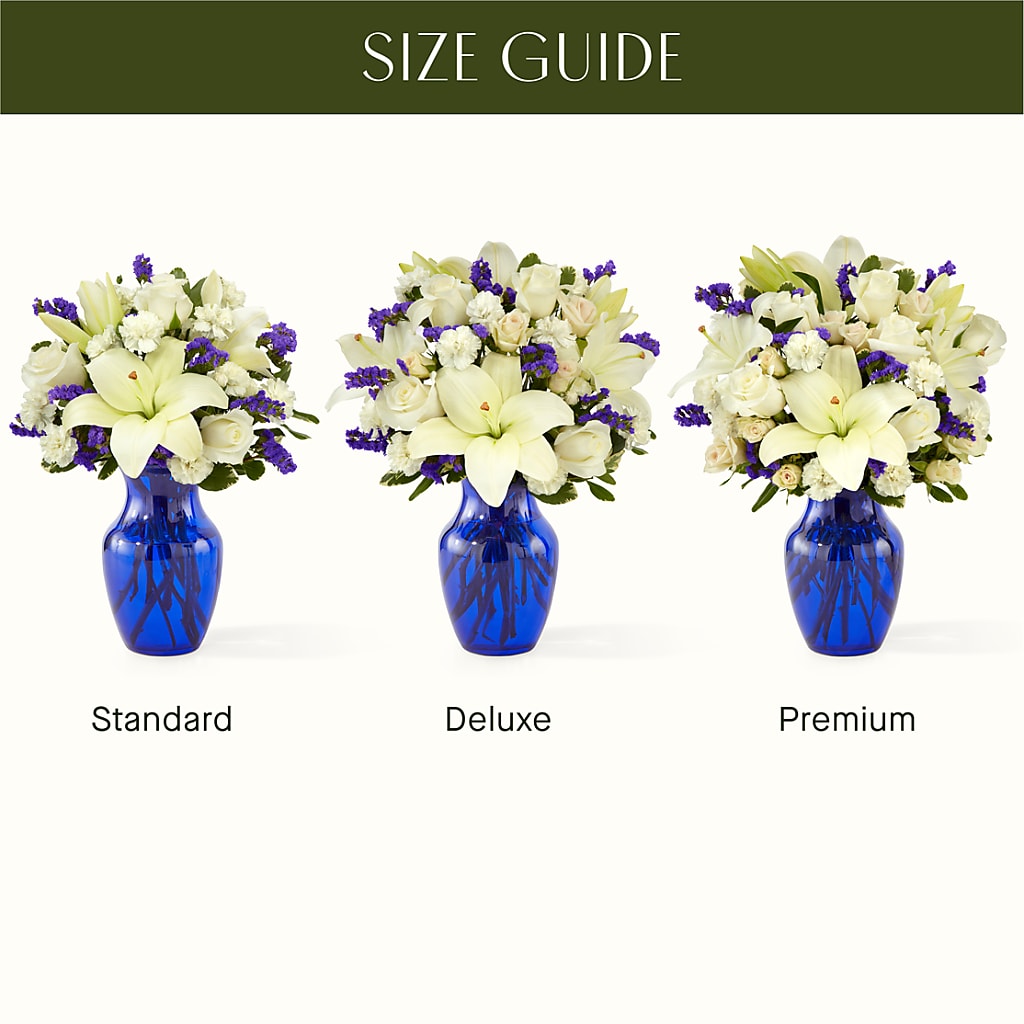 Sapphire Rush Bouquet – Floral Boutique, Lynnfield MA