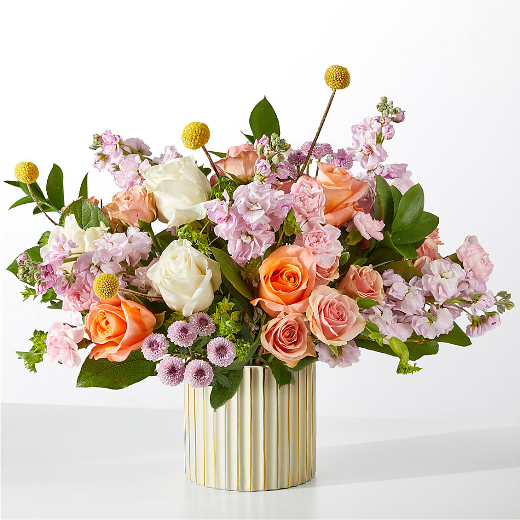 French Market Bouquet with Ivory Vase – Floral Boutique, Lynnfield MA