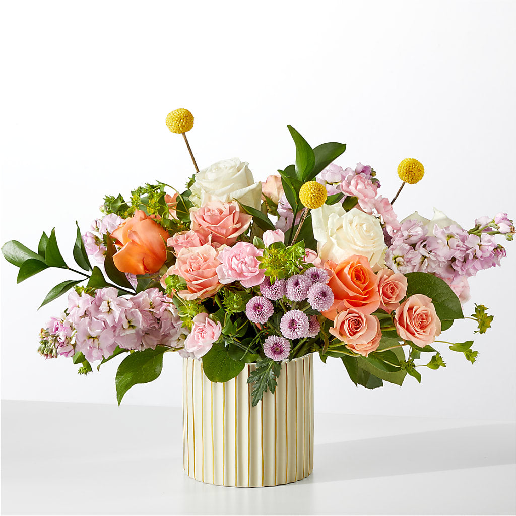 French Market Bouquet with Ivory Vase – Floral Boutique, Lynnfield MA