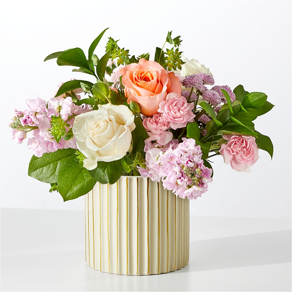 French Market Bouquet with Ivory Vase – Floral Boutique, Lynnfield MA